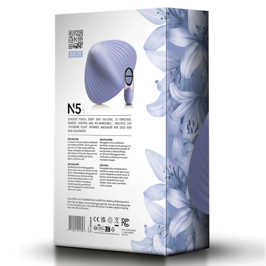 NIYA - N5 MEHRZWECK-INTIMMASSAGER MIT FERNBEDIENUNG